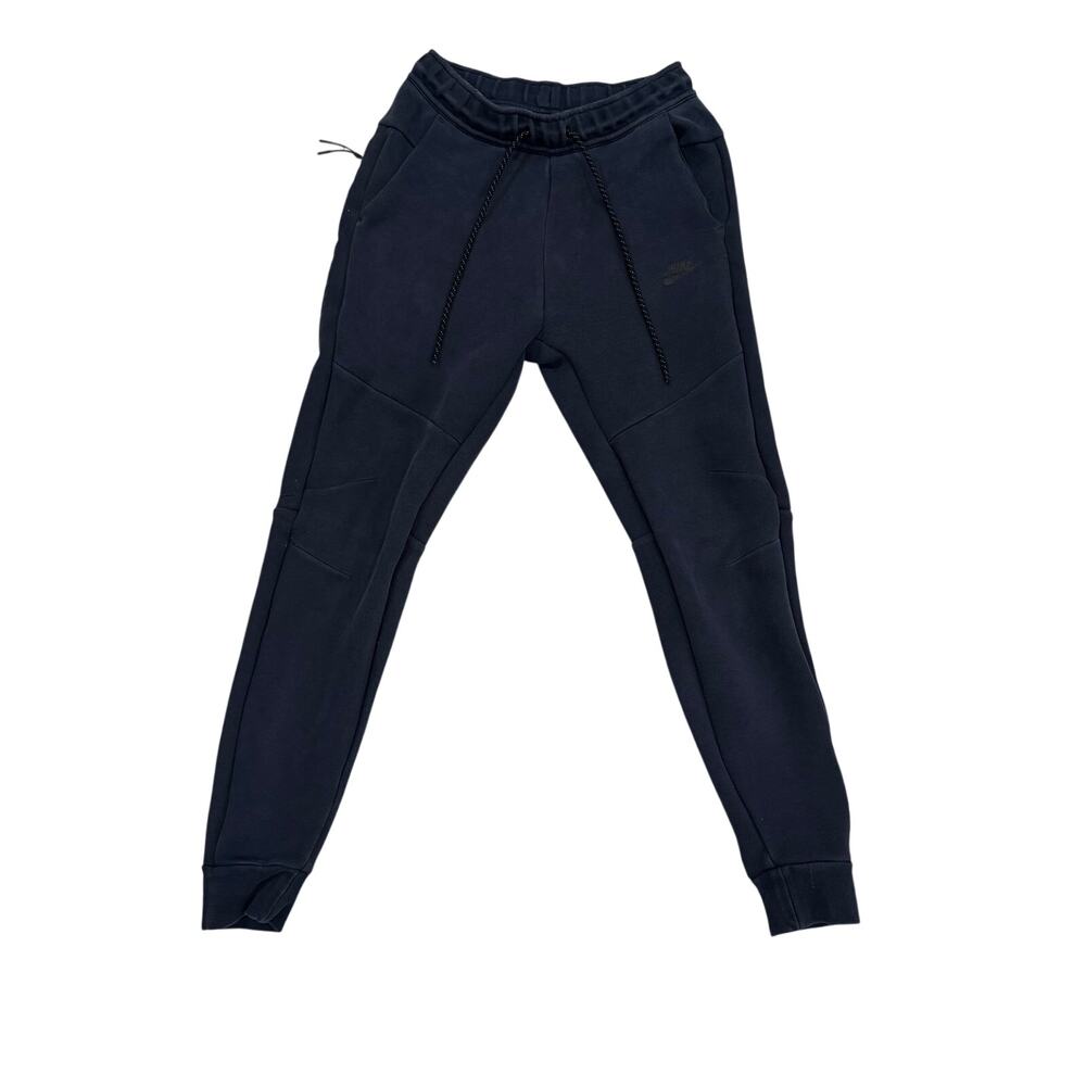 Nike Sportswear Fleece Jogger Pants Dark Navy Faded Tapered Mens Size Small